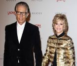 Jane Fonda et son amant Richard Perry à Los Angeles en novembre 2011. 