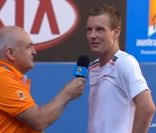 Tomas Berdych reçoit une bronca après son match face à Nicolas Almagro après avoir refusé de serrer la main de ce dernier à Melbourne le 21 janvier 2012
