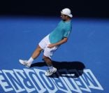 Richard Gasquet lors de son match perdu face à David Ferrer le 22 janvier 2012 à Melbourne 