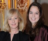 Elisa Servier et Anouchka Delon au défilé haute couture Christophe Josse à Paris, le 23 janvier 2012.