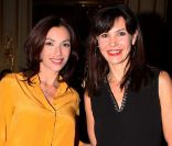 Aure Atika et Anne Vogt-Bordure lors de la soirée Galette Tiffany pour les reines du Meurice, à l\'hôtel Meurice, le 10 janvier 2012