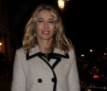 Alexandra Golovanoff à son arrivée au défilé Giambattista Valli le 23 janvier 2012 à Paris
