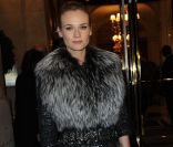 La divine Diane Kruger à son arrivée au défilé Giambattista Valli le 23 janvier 2012 à Paris