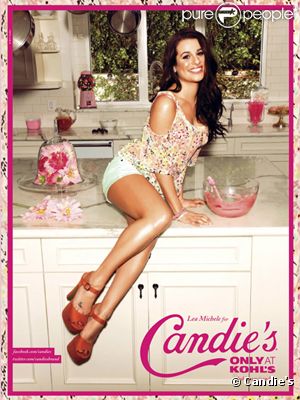 La jolie Lea Michele est l'égérie Candie's de la collection printemps 2012