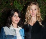 Géraldine Nakache, Sandrine Kiberlain, Audrey Lamy et Leïla Bekhti au Dîner de la mode en faveur du Sidaction, au Pavillon d'Armenonville à Paris, le 26 janvier 2012.