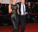 Jamais (ou presque) l'un sans l'autre, Sarah Marshall et Jean-Claude Jitrois sur le tapis rouge de la 13e édition des NRJ Music Awards, au palais des festivals de Cannes, le 28 janvier 2012.