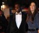 Corneille et son épouse Sofia, 'les inséparables', sur le tapis rouge de la 13e édition des NRJ Music Awards, au palais des festivals de Cannes, le 28 janvier 2012.