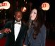 Corneille et son épouse Sofia, 'les inséparables', sur le tapis rouge de la 13e édition des NRJ Music Awards, au palais des festivals de Cannes, le 28 janvier 2012.
