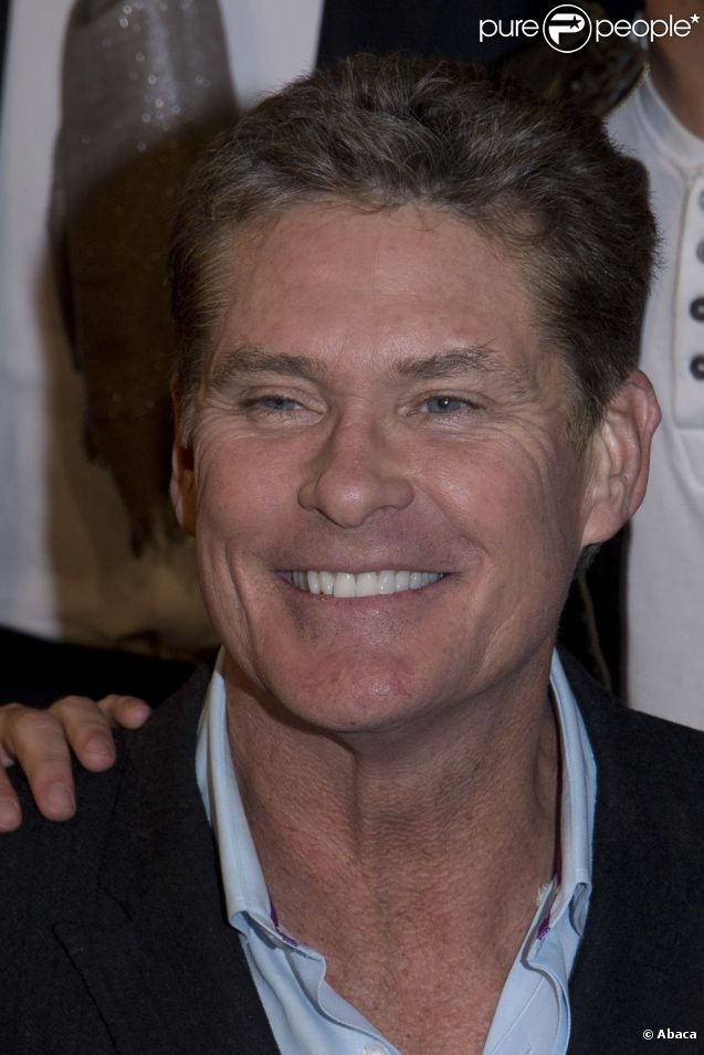 David Hasselhoff à Madrid le 24 novembre 2011 