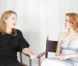 L'actrice Jessica Chastain discute avec la rédactrice Krista Smith.