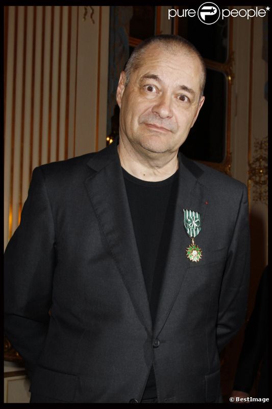 Jean-Pierre Jeunet décoré dans l'ordre des Arts et Lettres à Paris, le 1er février 2012.
