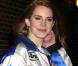Lana Del Rey quitte le  Late Show  de David Letterman, le sentiment du travail bien fait, à New York, le 2 février 2012.