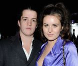 La fille de Jade Jagger, Amba Jackson et son potentiel futur mari Frankie Legrange, à Londres le 1er février 2012.