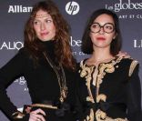 Les Brigitte à la cérémonie des Globes de Cristal, au Lido à Paris, le 6 février 2012.