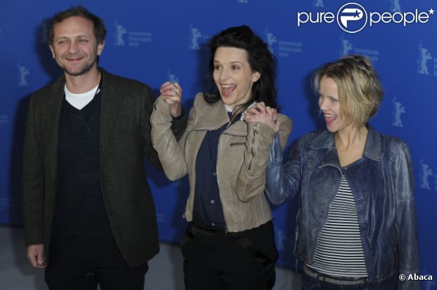 Andrzej Chyra, Juliette Binoche et Joanna Kulig présente Elles au festival de Berlin, le 10 février 2012.