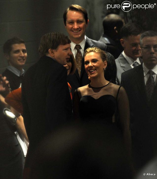 Scarlett Johansson à New York, le 7 février 2012.