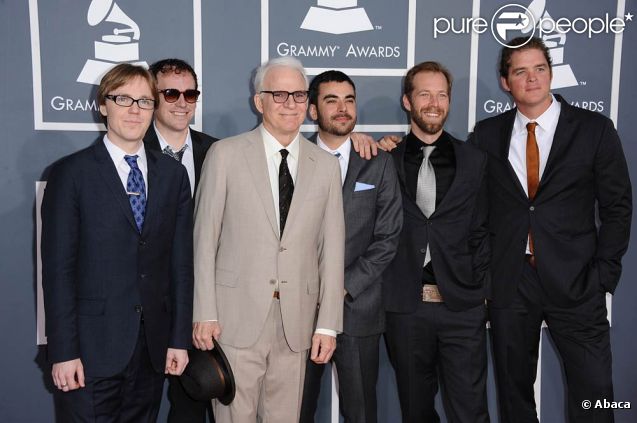 Steve Martin lors de la 54e soirée des Grammy Awards, le 12 février 2012 au Staples Center de Los Angeles.