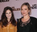 Mélanie Bernier et Marie Guillard le 14 février 2012 à Paris lors de l'avant-première des  Infidèles 