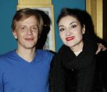 Alex Lutz et Lydia Dejugnac lors des représentations exceptionnelles de février du spectacle  Formule enrichie avec encore plus de Lutz à l'intérieur  aux Folies Bergère à Paris