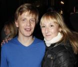 Alex Lutz et Audrey Lamy lors des représentations exceptionnelles de février du spectacle  Formule enrichie avec encore plus de Lutz à l'intérieur  aux Folies Bergère à Paris