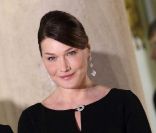 Carla Bruni-Sarkozy à l\'Élysée, le 26 janvier 2012.<br />