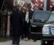 Alicia Keys arrive à l'église New Hope de Newark pour les funérailles de Whitney Houston. Le 18 février 2012