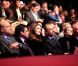 Alain Juppé, Carla Bruni-Sarkozy, entre François Fillon et Jean-François Copé, Nathalie Kosciusko-Morizet et Brice Hortefeux au grand meeting marseillais de Nicolas Sarkozy, le 19 février 2012.