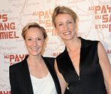 Alexandra et Audrey Lamy le 16 février 2012 lors de l'avant-première d'Au pays du sang et du miel 