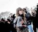 Charlotte Gainsbourg, stylée pour assister au défilé Balenciaga à Paris, le 1er mars 2012.