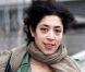 Naidra Ayadi au défilé Balenciaga à Paris, le 1er mars 2012.