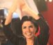 Rachida Dati lors du grand meeting de Villepinte de Nicolas Sarkozy le 11 mars 2012