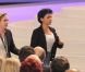 Rachida Dati lors du grand meeting de Villepinte de Nicolas Sarkozy le 11 mars 2012
