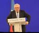 Jean-Pierre Raffarin lors du meeting de Nicolas Sarkozy à Villepinte le 11 mars 2012
