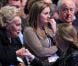 Bernadette Chirac et Nathalie Kosciusko-Morizet le 11 mars 2012 à Villepinte lors du meeting de Nicolas Sarkozy