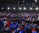 Nicolas Sarkozy lors du meeting de Villepinte le 11 mars 2012