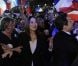 Nicolas Sarkozy et Carla Bruni Sarkozy lors du meeting de Villepinte le 11 mars 2012