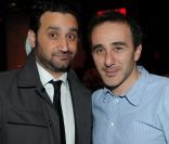 Elie Semoun et Cyril Hanouna lors du dîner de gala pour l\'association SSF sauveteurs sans frontières, au 1515, le 12 mars 2012
