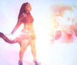 Ashanti dans le clip de The Woman You Love