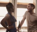 Ashanti et Marcus Patrick dans le clip de The Woman You Love
