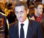 Nicolas Sarkozy et Carla Bruni le 19 mars à la synagogue Nazareth à Paris lors d\'un hommage rendu aux victimes de la tuerie de Toulouse