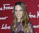 Hilary Swank au vernissage de l'exposition La Sainte Anne, l'ultime chef-d'oeuvre de Léonard de Vinci, au Louvre, le 27 mars 2012.