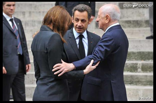 Nicolas Sarkozy, Carla Bruni et Pierre Bergé