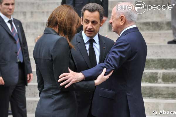 Nicolas Sarkozy, Carla Bruni et Pierre Bergé