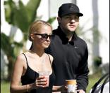 Nicole Richie et Joel Madden promenent leur fille Harlow