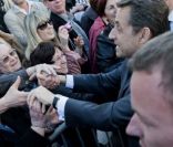 Nicolas Sarkozy et Carla Bruni à Nice le 20 avril 2012