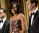 Michelle Obama lors du traditionnel dîner des correspondants de la Maison Blanche le 28 avril 2012 à Washington DC