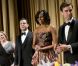 Michelle Obama lors du traditionnel dîner des correspondants de la Maison Blanche le 28 avril 2012 à Washington DC