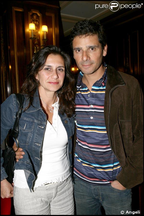 Pascal Elbé et sa femme Béatrice