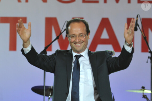 François Hollande, élu président de la République le 6 mai 2012.