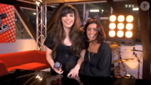 Al.Hy et Jenifer dans la bande-annonce de The Voice avant la finale le samedi 12 mai 2012 sur TF1